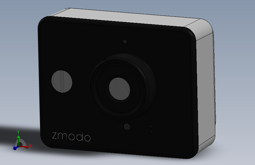 Zmodo 720P 高清 WiFi 无线智能安全摄像头 双向音频