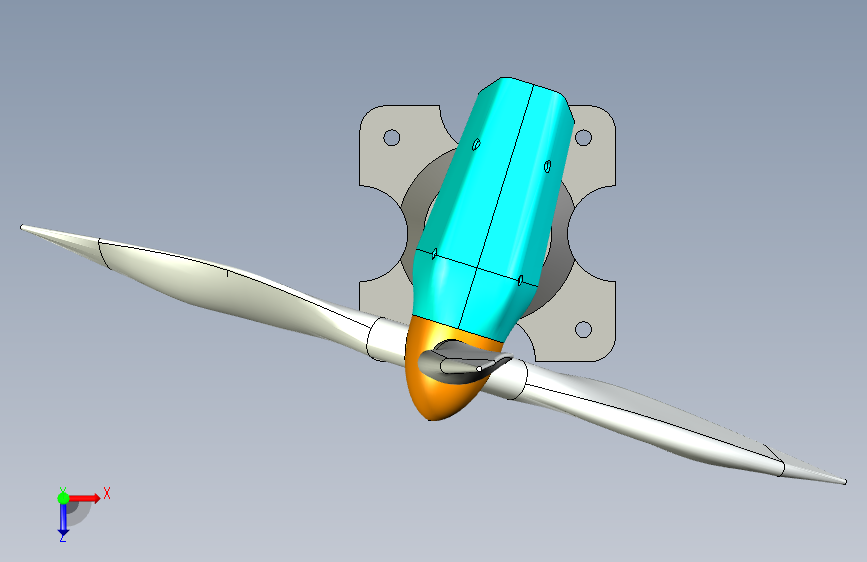 SolidWorks中的风力涡轮机