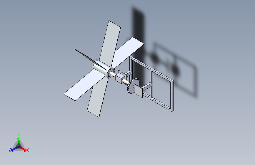 SolidWorks中的水力涡轮机项目
