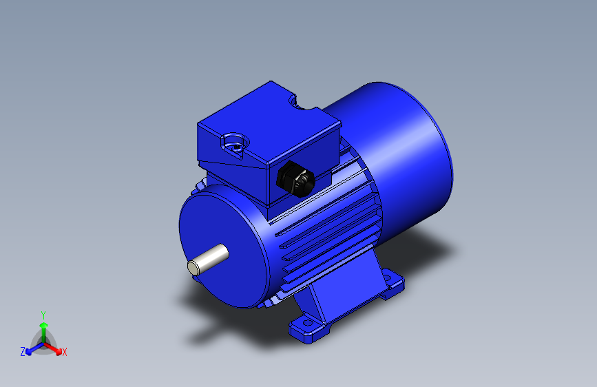 电动机+_+Autodesk+Inventor+2017