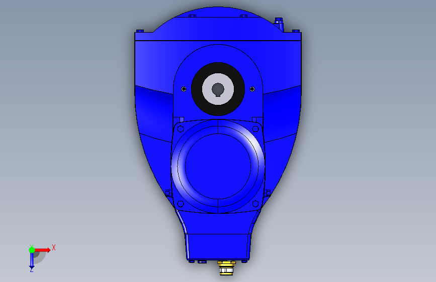 电动减速机+DuoDrive+-+SKEVO200-MSTF 俯视图