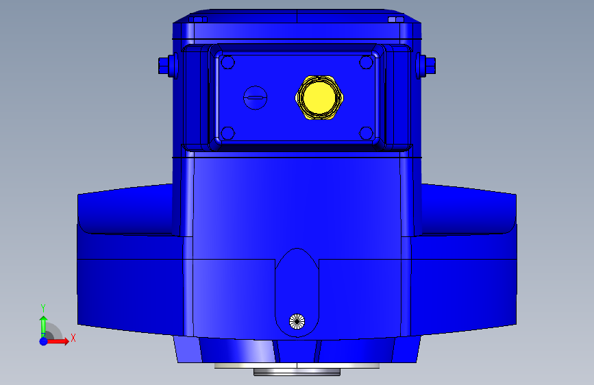 电动减速机+DuoDrive+-+SKEVO200-MSTF 正面视图