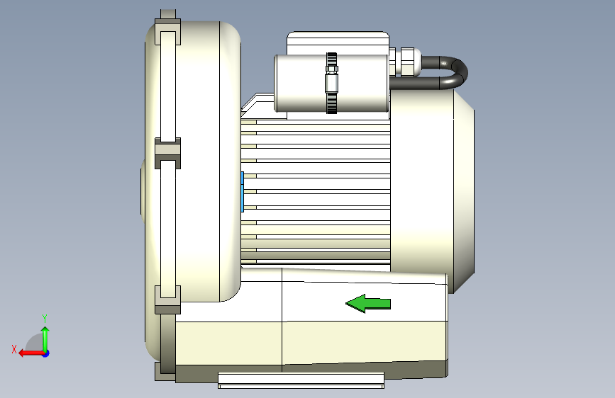 剪板机-DG-300-11-0.75KW 背面视图