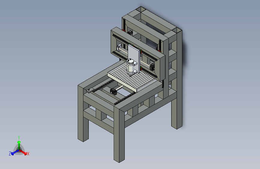 固定式龙门DIY CNC 460x500mm