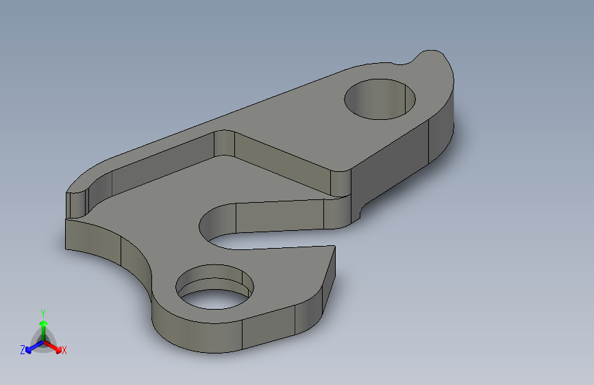 后齿轮机械拨链器支架 – CC023 Raleigh LK