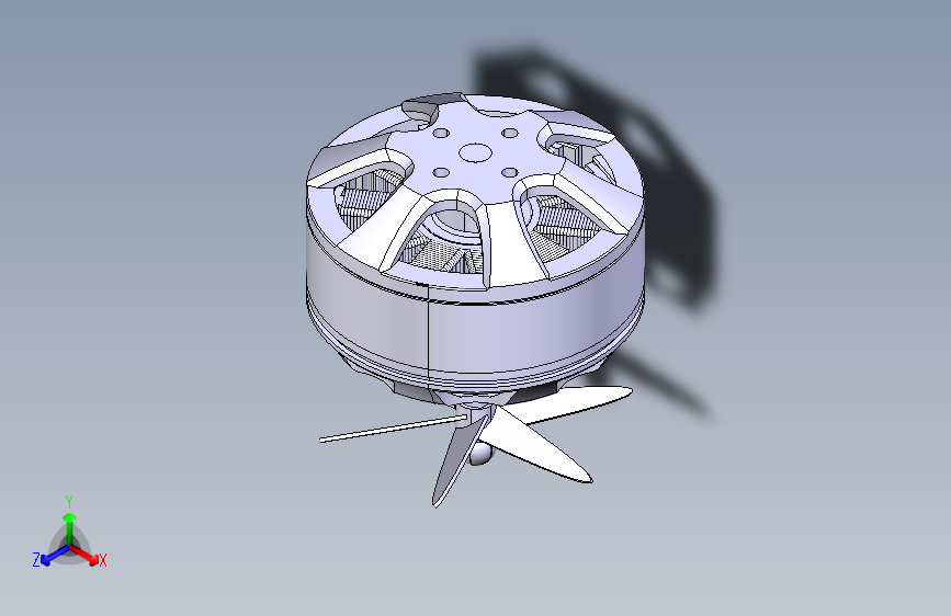 在CATIA+V5中的直流电机