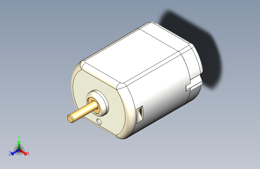 直流电机+Solidworks