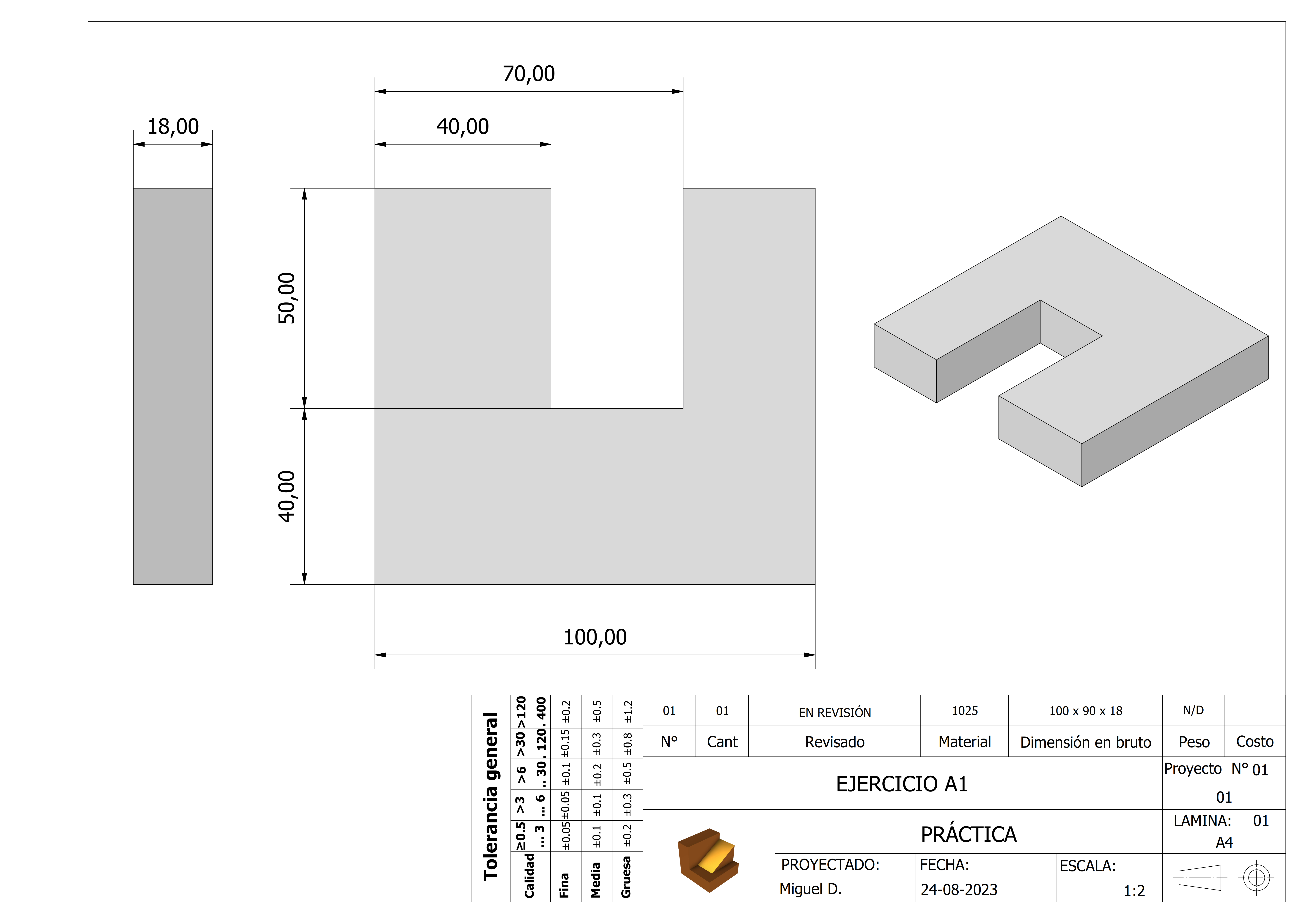 练习 1 Autodesk Inventor 专业版 2023