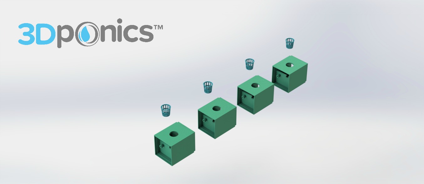 种植者 - 3Dponics 拼接种植园