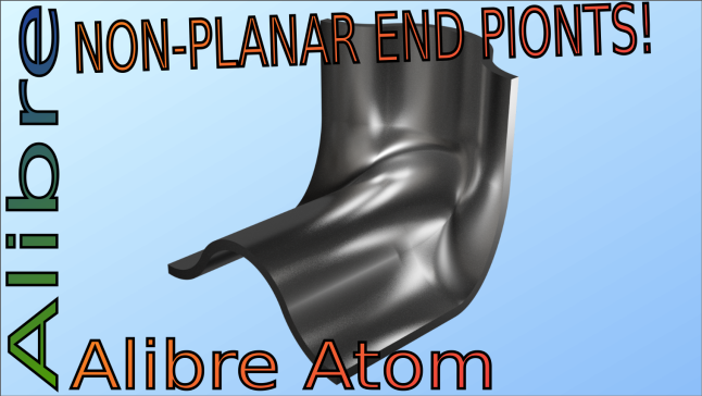 Alibre Atom- 从非平面表面进行放样