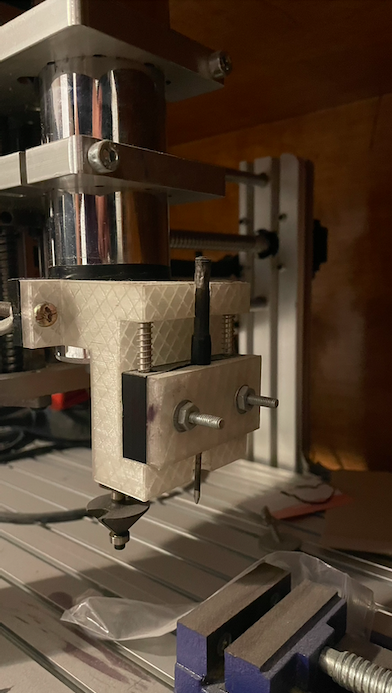 CNC 路由器,笔架。