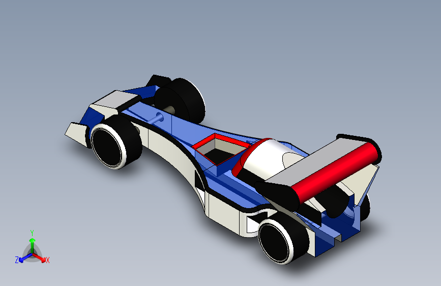 F1 赛车 主视图