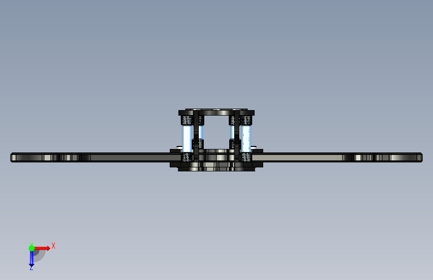 GEPRC Mark 4 框架(5、6、7、8、9和10英寸) 俯视图