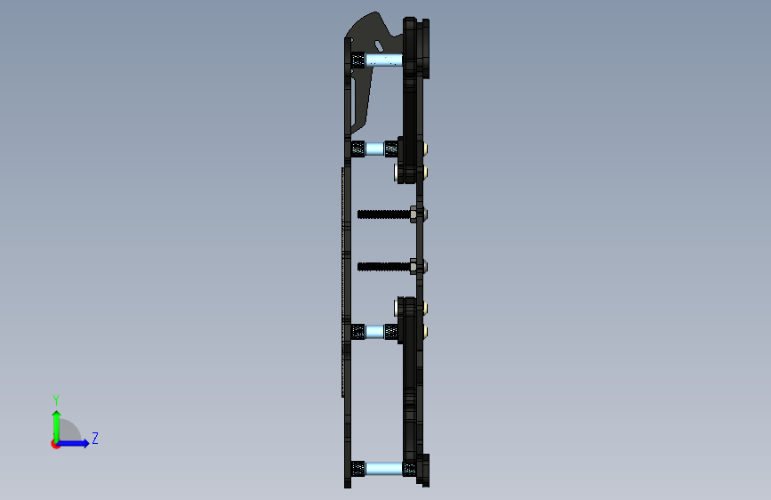 GEPRC Mark 4 框架(5、6、7、8、9和10英寸) 左侧视图