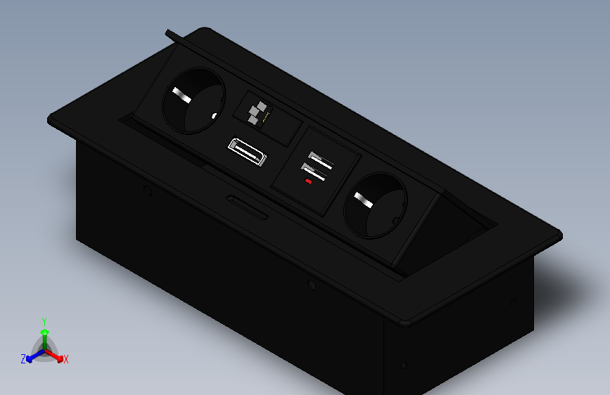 插座 + USB - Emuca Atom 26 欧盟