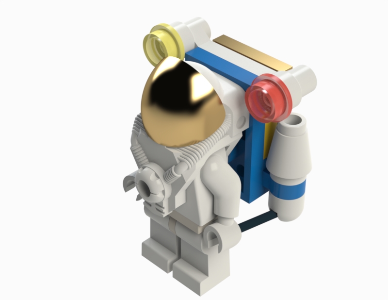 乐高 6457-1 宇航员人偶