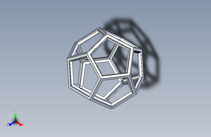 3D 可打印无限镜体十二面体 V1