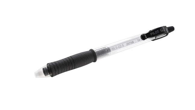 Pilot G2笔，动态弹簧