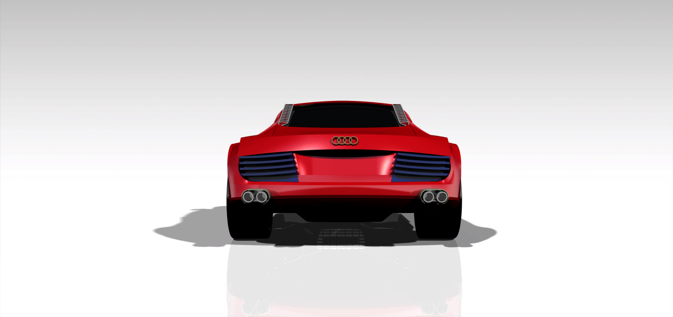 奥迪R8表面体
