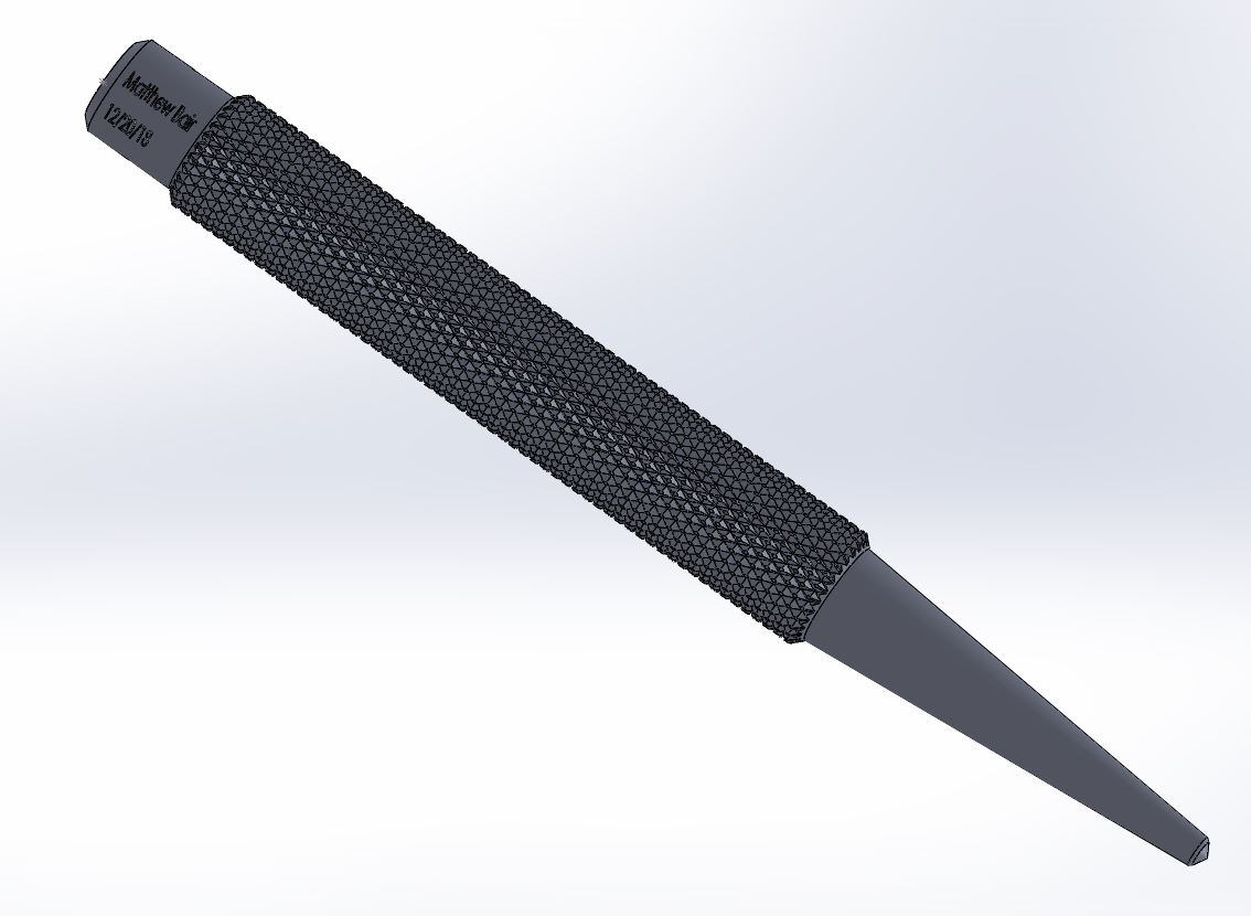 带纹中心冲孔器