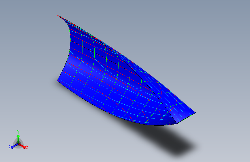 国际 Moth 小艇艇体表面