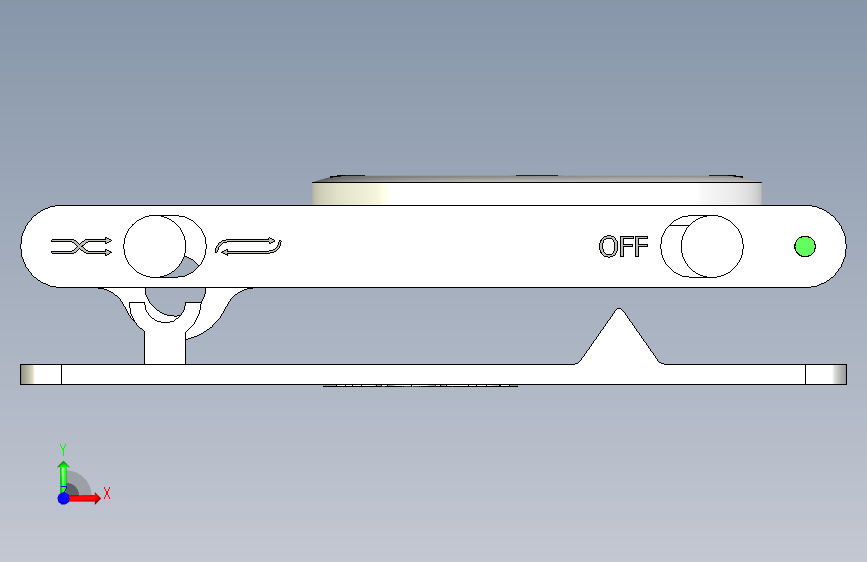 苹果 iPod Shuffle 2G 正面视图