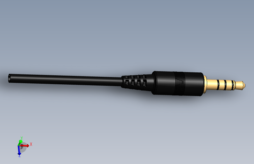 3.5mm 耳机插孔设计在 SolidWorks 中