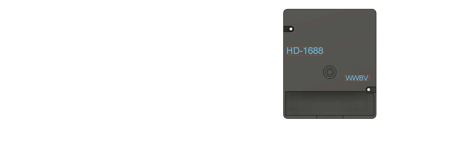 HD-1688 WWVB 纪律钟