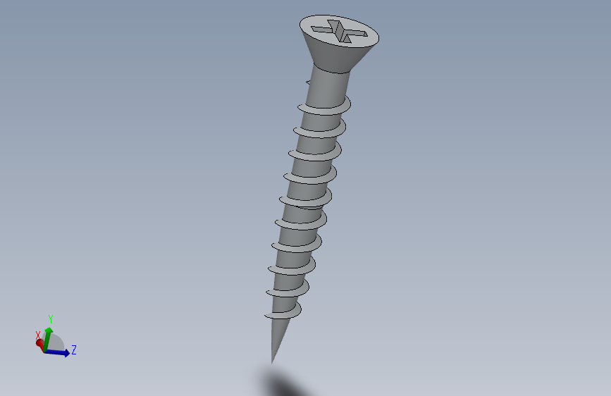 Solidworks 2023 - 螺钉建模