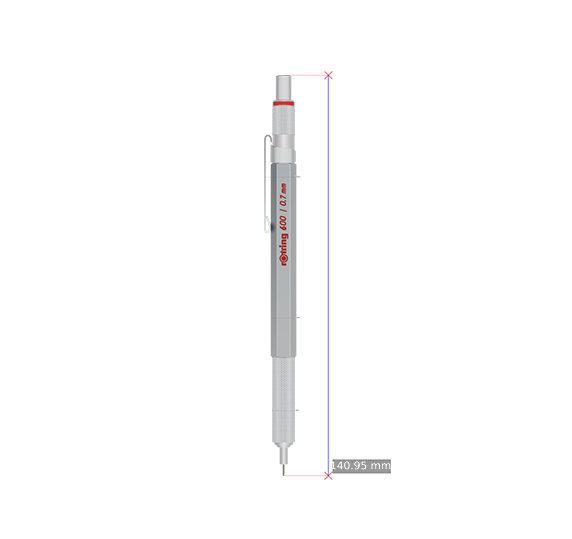 Solidworks 2023 - rOtring 600 机械铅笔 _ 0.7 毫米