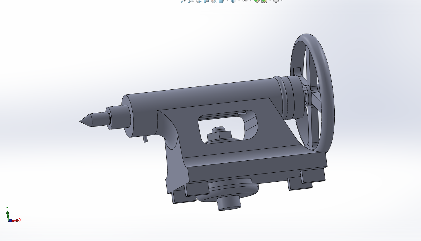 车床后顶尖组件