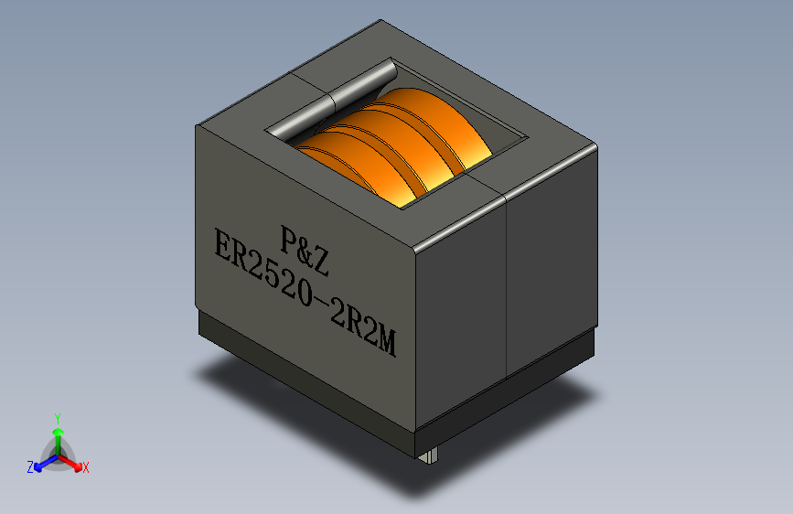 PZ-ER2520系列扁平线高电流电感器
