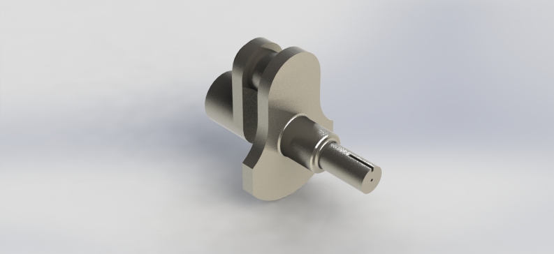 曲轴设计 使用SolidWorks和照片渲染