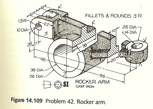 3D CAD 基本练习 _ 摇臂_ 平衡臂_ Autodesk Inventor Pro
