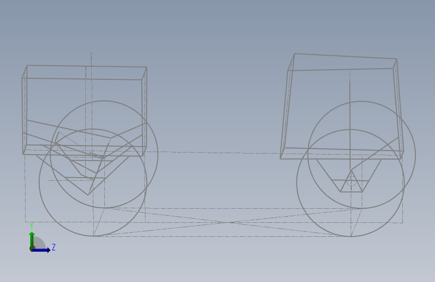 H型臂悬架几何结构 _ Solidworks