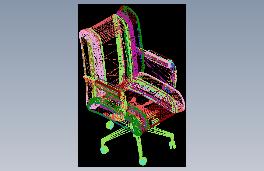 OFFICA ARM CHAIR 迪尔克·沃特斯 主视图
