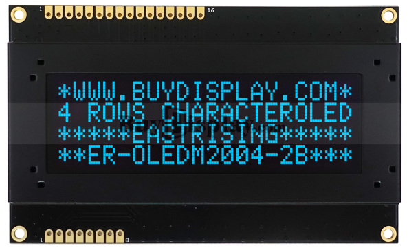 SPI Blue 20x4字符OLED显示模块，适用于Arduino，Raspberry Pi