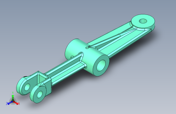 Studycadcam 3D CAD 练习 376_摇臂_ Autodesk Inventor Pro