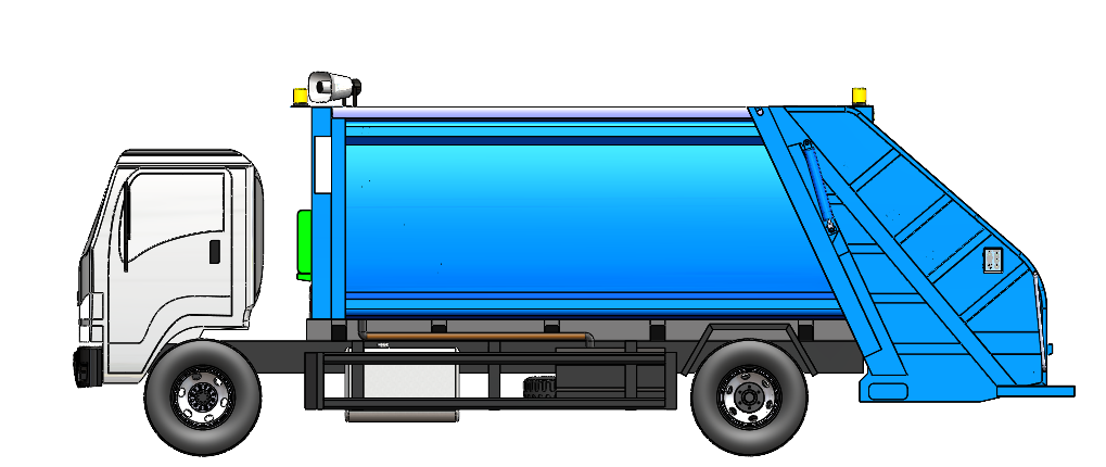 压缩式垃圾收集车