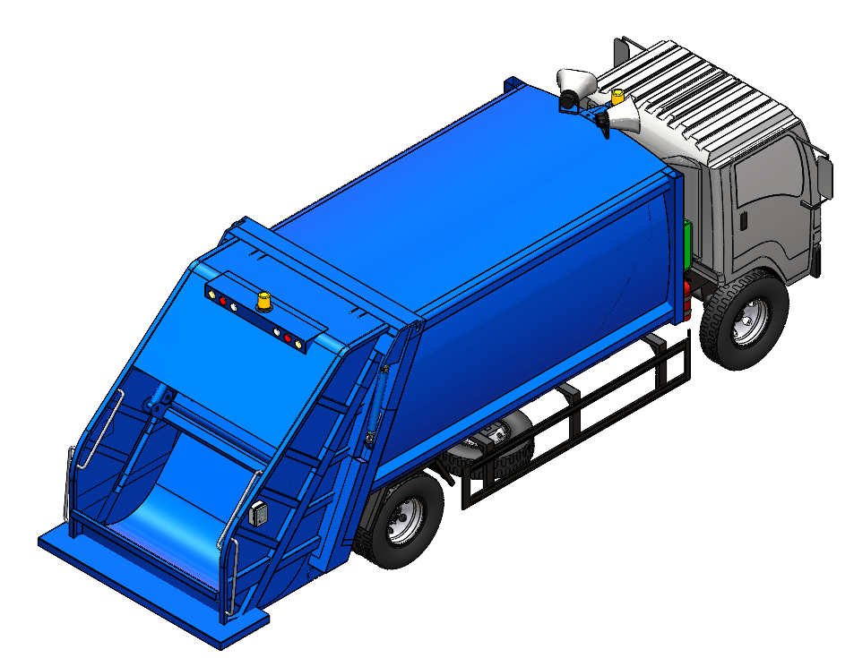 压缩式垃圾收集车