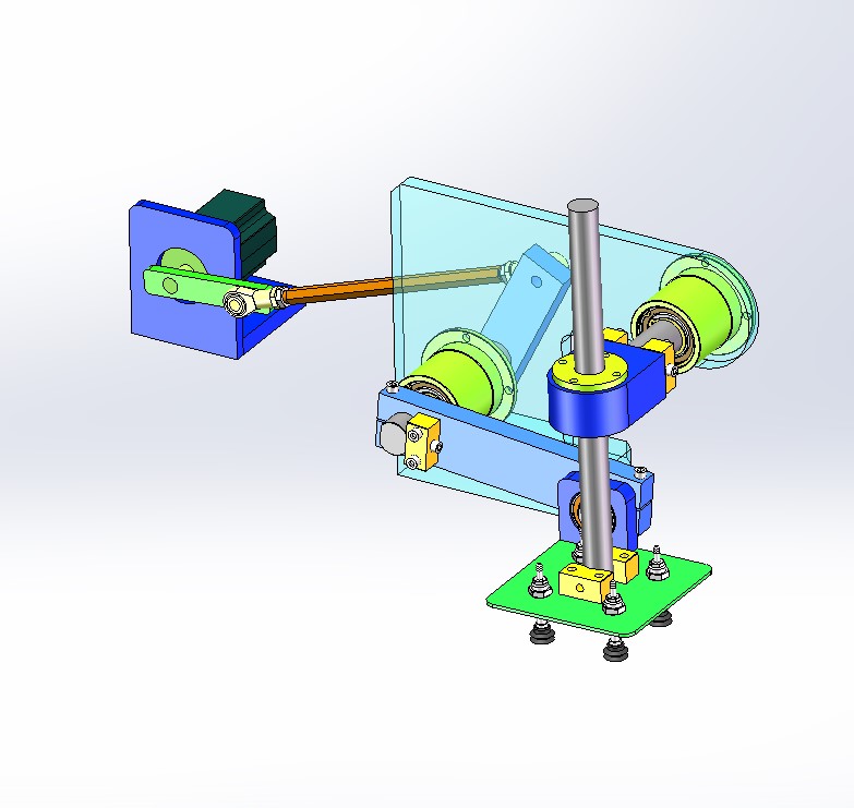 A13 四杆机构带动的往复取料