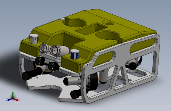 水下机器人SAAB Seaeye lynx三维建模