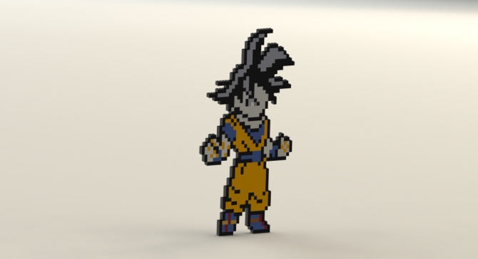 悟空-像素艺术 SOLIDWORKS