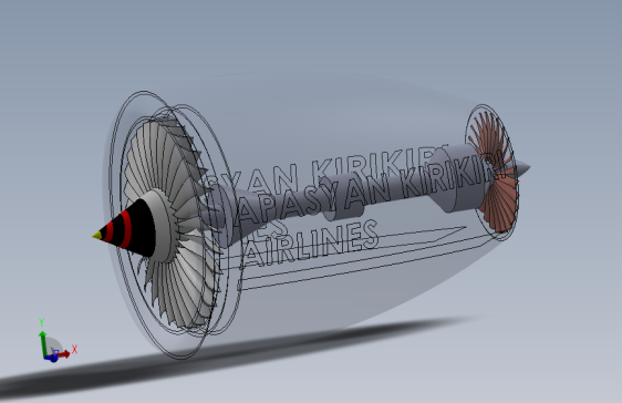 喷气发动机 _ SOLIDWORKS 2024
