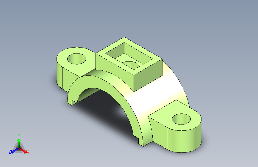 caddexpert+CAD+3D+练习+113_+管夹+Autodesk+Inventor+Pro