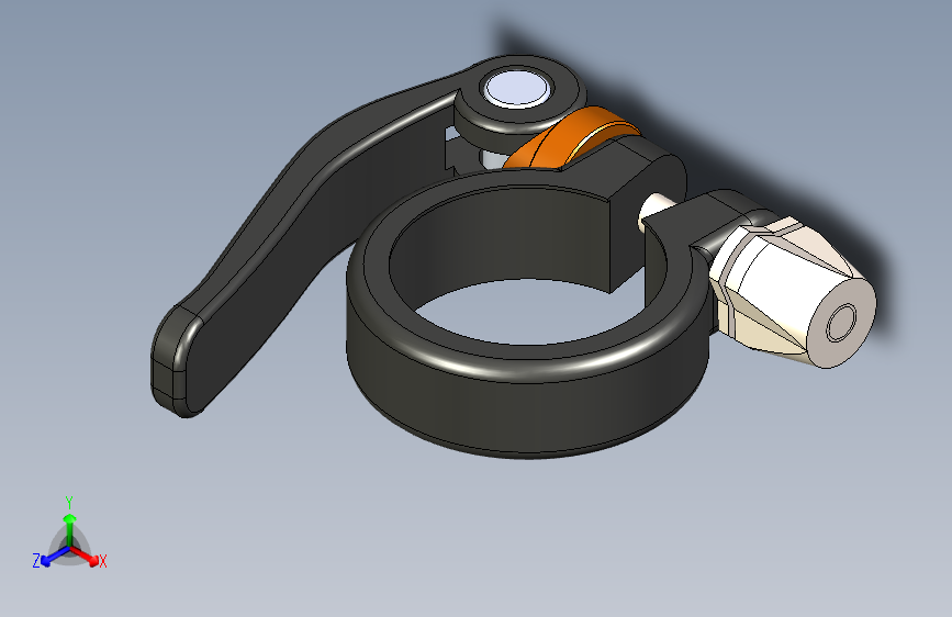 SolidWorks中座椅夹的的设计与装配