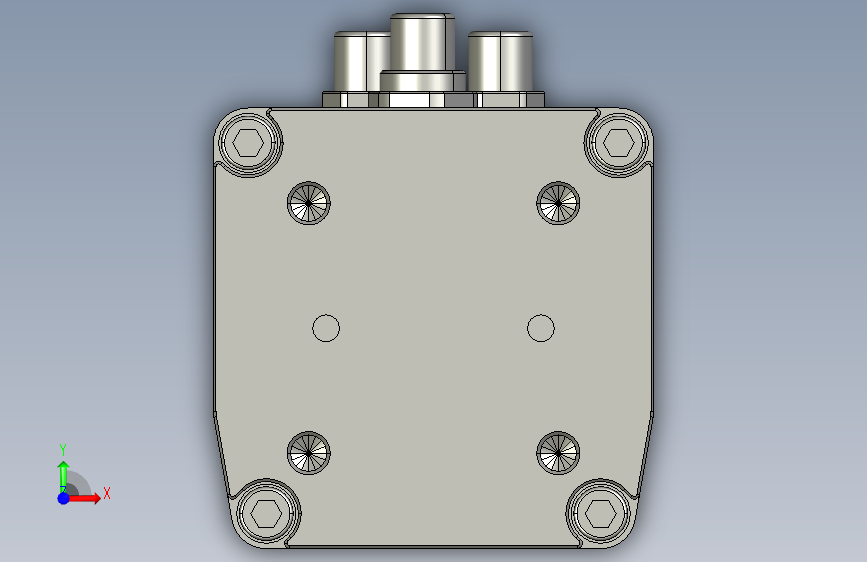 Cyltronic CTC-080-K __- XXXX-B带有刹车 正面视图
