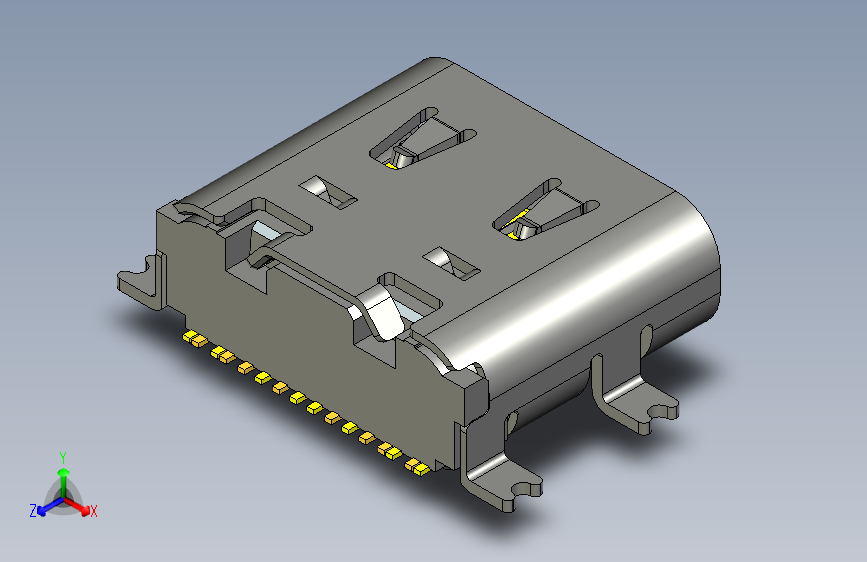 USB类型C 16pin SMT类型