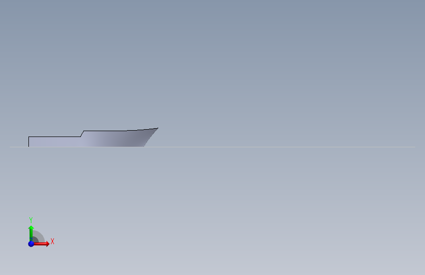 船舶 3D 模型 正面视图