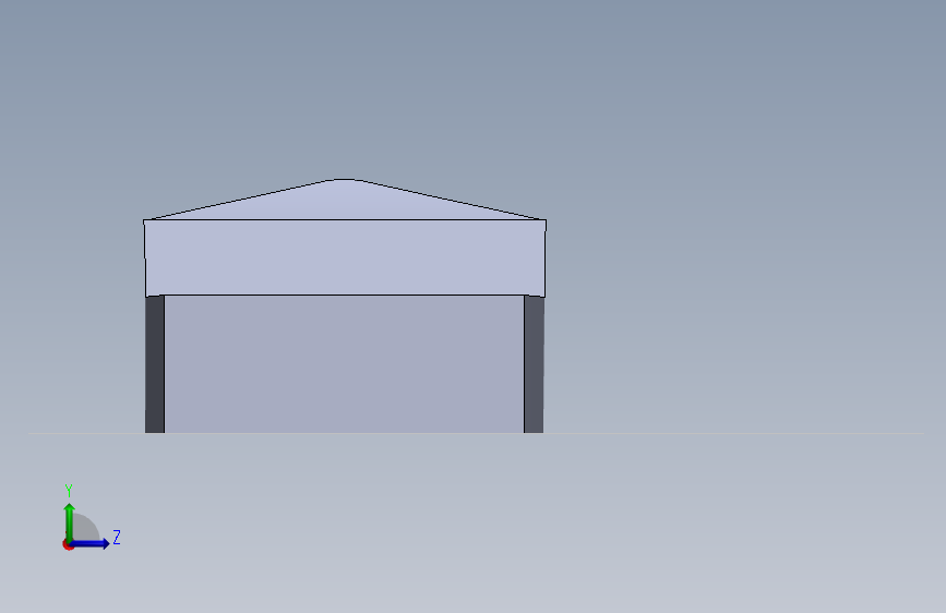船舶 3D 模型 左侧视图